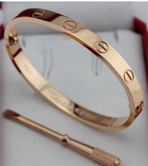 cartier love bracelet rose gold diamonds|cartier love bracelet with screwdriver.